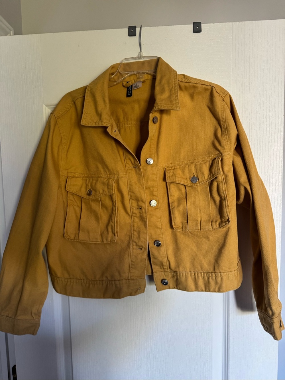 H&M, Devided Mustard Yellow Women's Denim Jacket